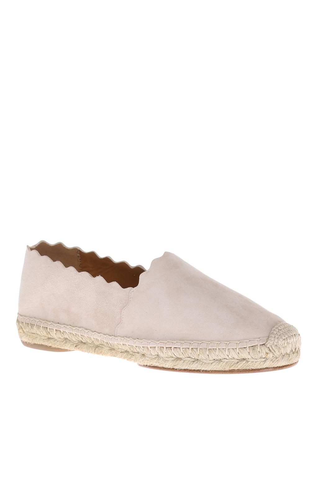 Chloe lauren scalloped espadrille 2024 flat